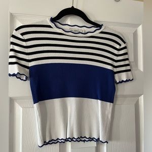 Zara Knit Striped Top
